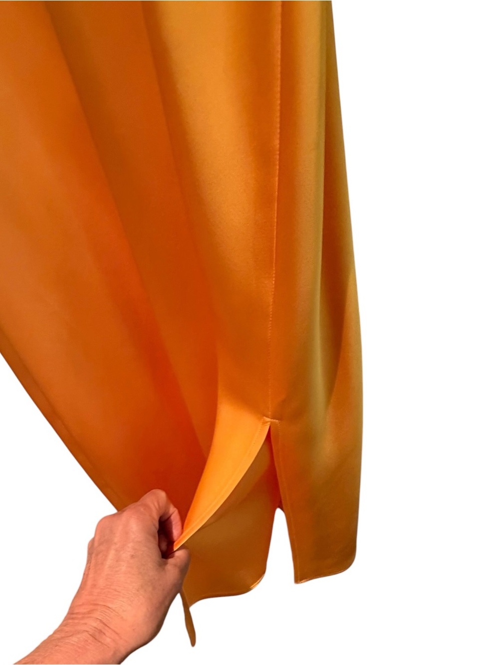 Gianni Bini Harper Tangerine Slip Dress (M) - Picture 3 of 5